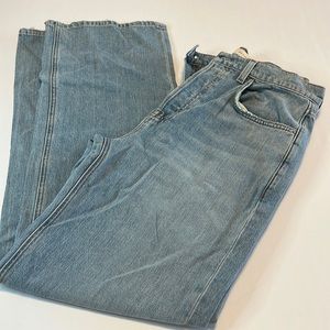 GRLFRND high rise loose straight your mom’s jeans but sexier the Brooklyn